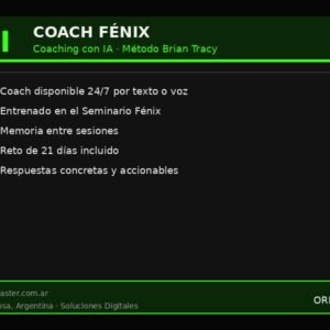 Coach Fénix — Sesión de IA Personal