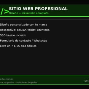 Sitio Web Profesional